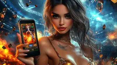 Cassino Móvel 166Bet | Jogue Seus Jogos Favoritos no Celular Leve a emoção do 166Bet para qualquer lugar com nosso aplicativo de cassino móvel. Uma mulher mostra um jogo em seu celular em um cenário futurista e dinâmico.