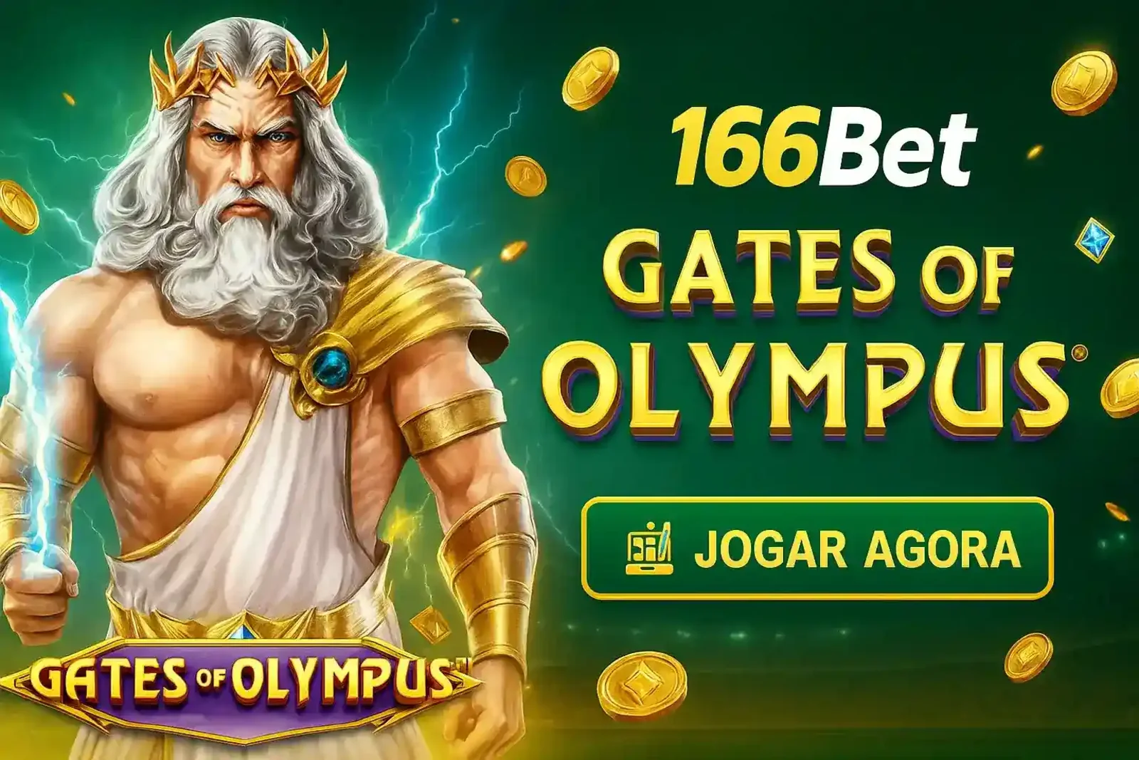 Enfrente os deuses no 166Bet com o famoso slot Gates of Olympus. O poderoso Zeus espera por você com raios e prêmios multiplicadores. Jogue agora!